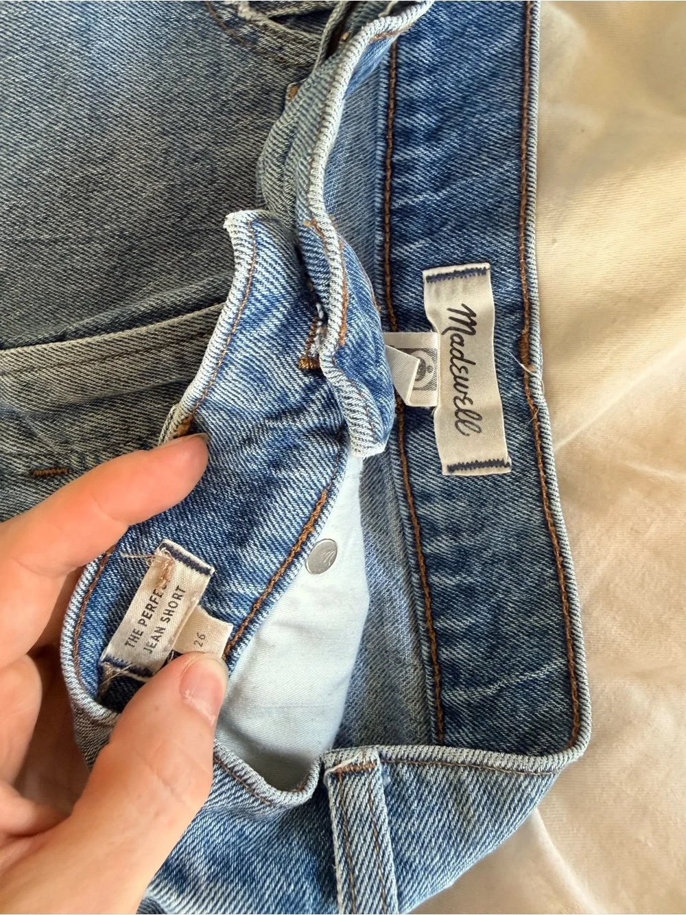 Madewell Distressed Denim Shorts